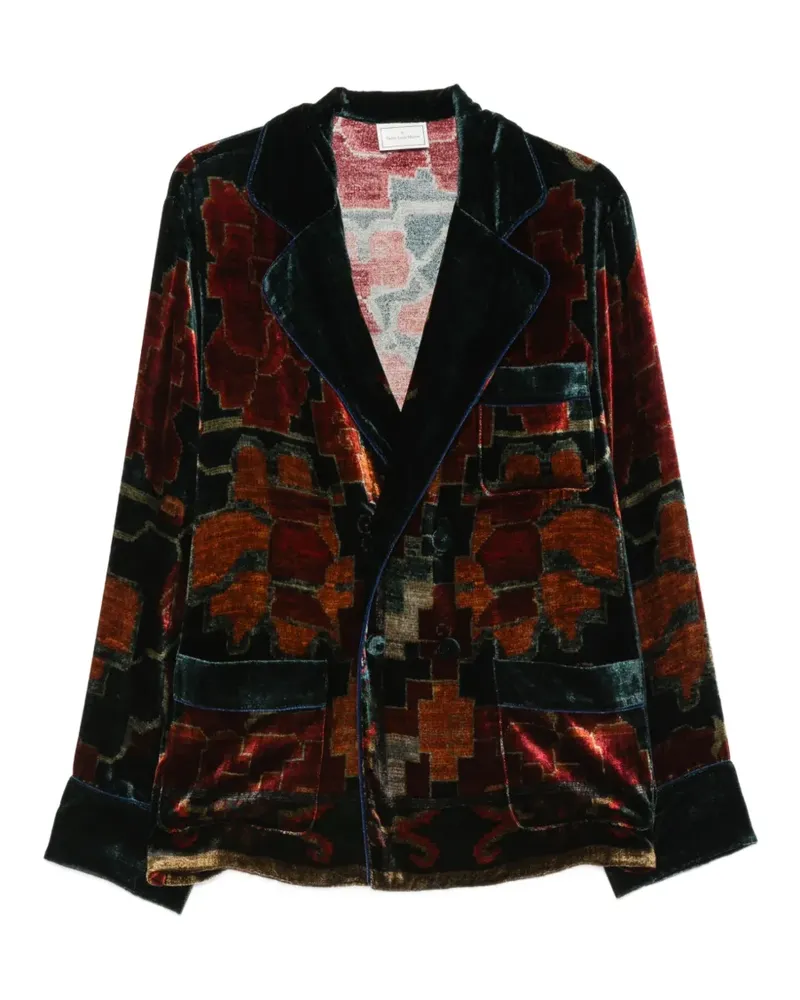 Pierre-Louis Mascia Kanpur Jacke mit Print - Rot Rot