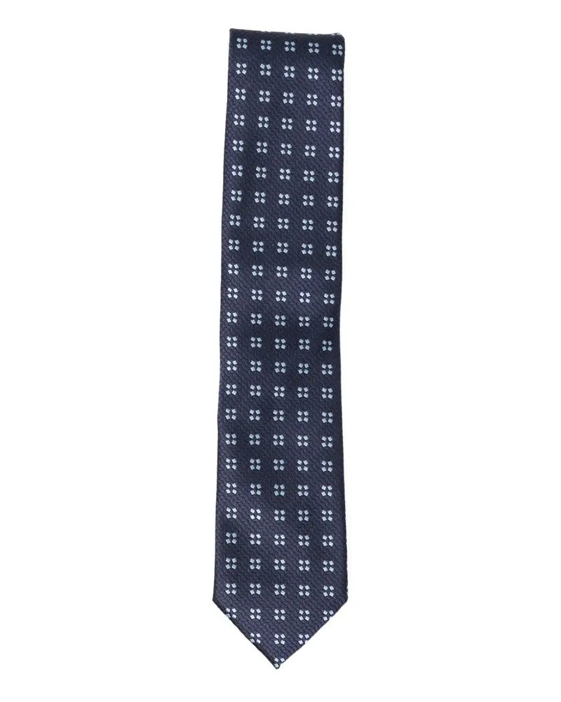 Ermenegildo Zegna silk tie - Blau Blau