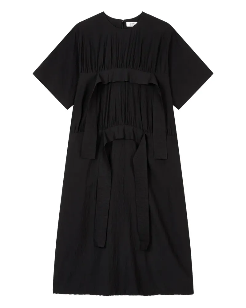 STUDIO TOMBOY Minikleid mit kurzen Ärmeln - Schwarz Schwarz