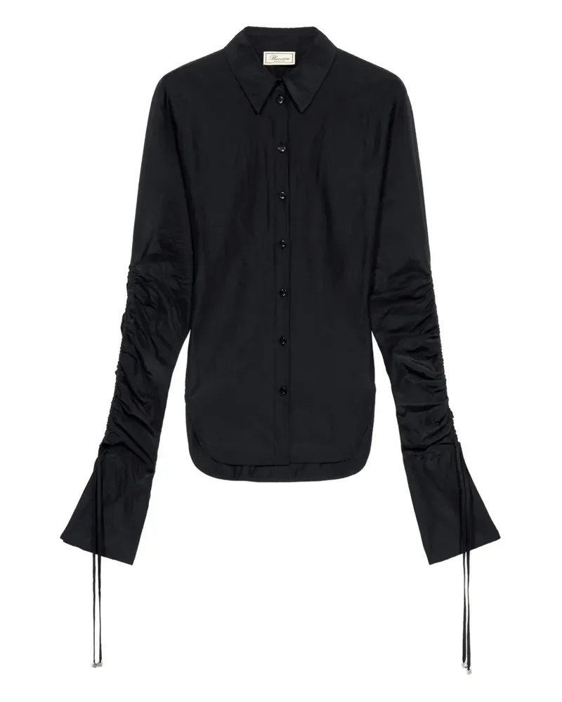 Blumarine Hemd mit betonten Kanten - Schwarz Schwarz