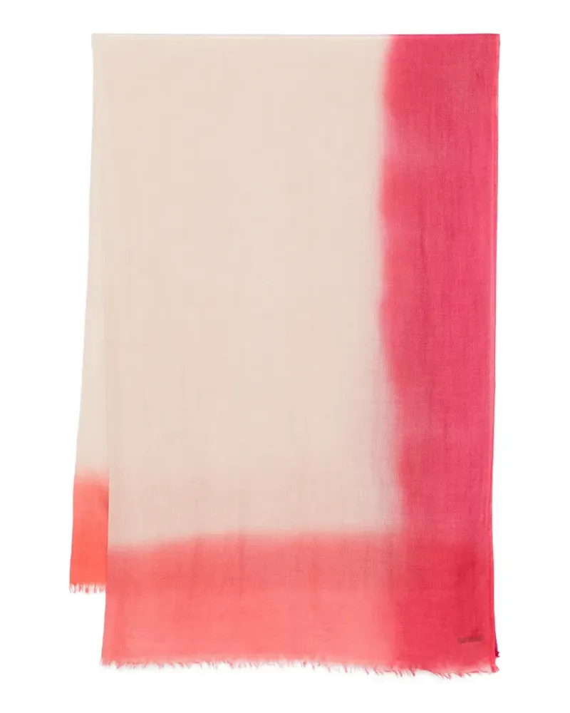 Faliero Sarti Schal mit Batik-Effekt - Nude Nude