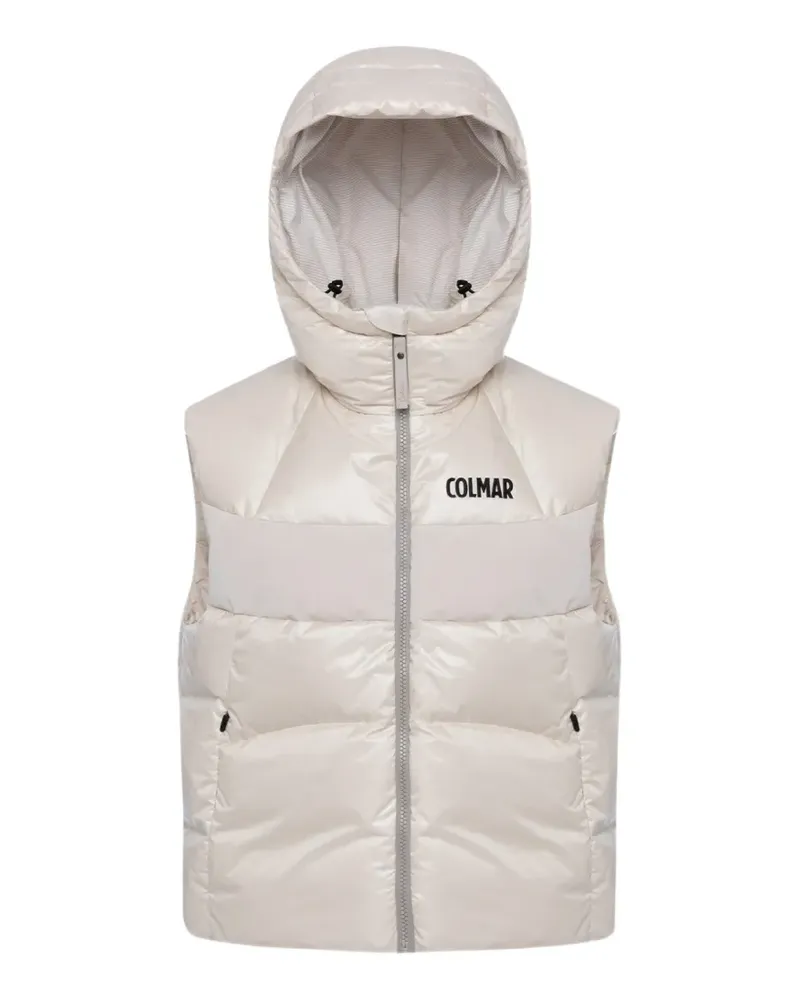Colmar quilted hooded gilet - Weiß Weiß