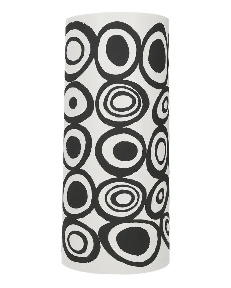 10 Corso Como Vase aus Keramik mit ikonischem Circles-Muster - Weiß Weiß