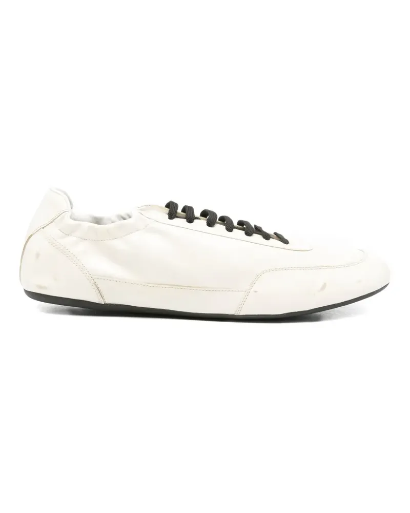 Prada Collapse lace-up sneakers - Nude Nude