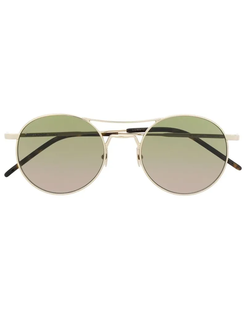 Saint Laurent Runde SL421 Sonnenbrille - Gold Gold