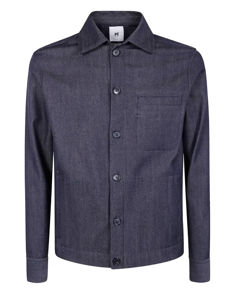 PT TORINO pocket shirt jacket - Blau Blau