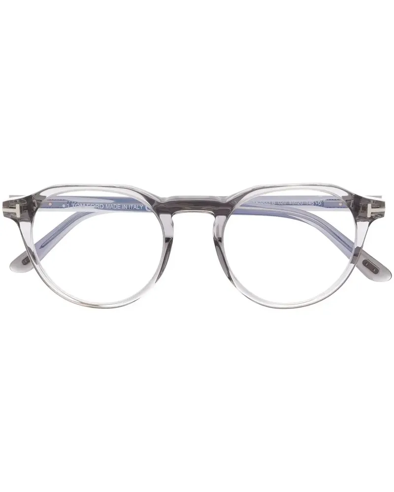Tom Ford FT5833B Brille mit rundem Gestell - Grau Grau