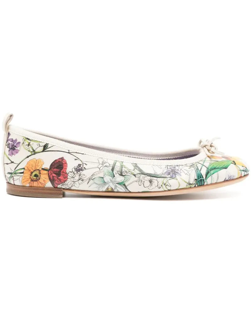 Gucci Gemusterte Ballerinas - Weiß Weiß