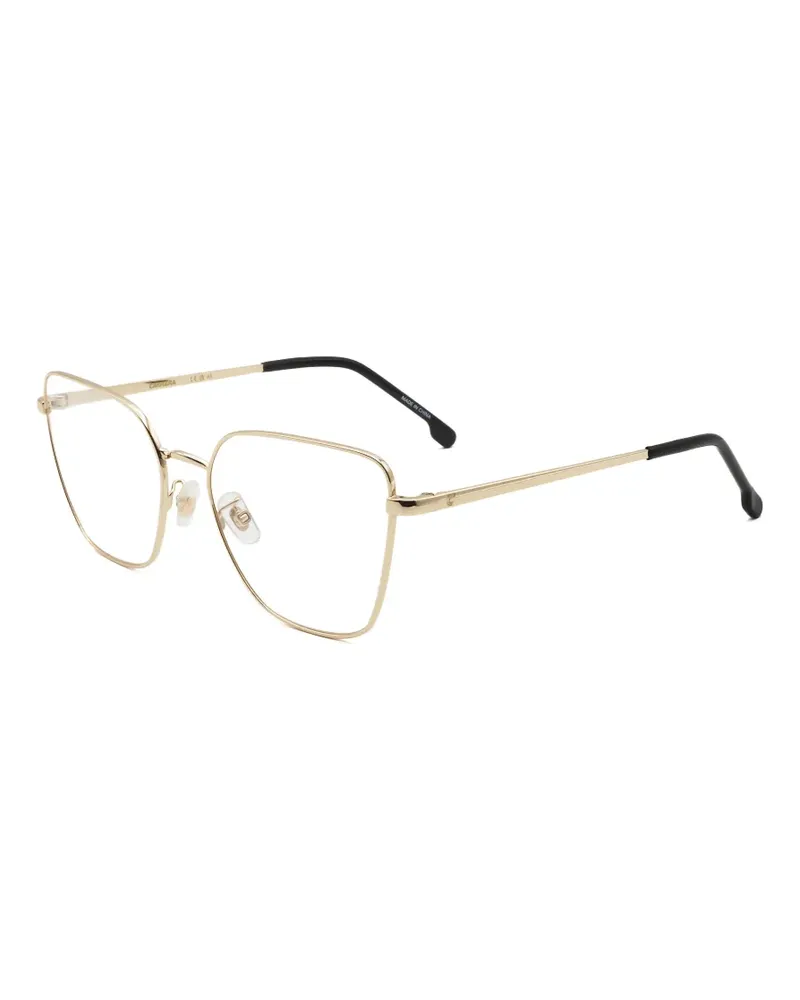 Carrera Brille mit geometrischem Gestell - Gold Gold