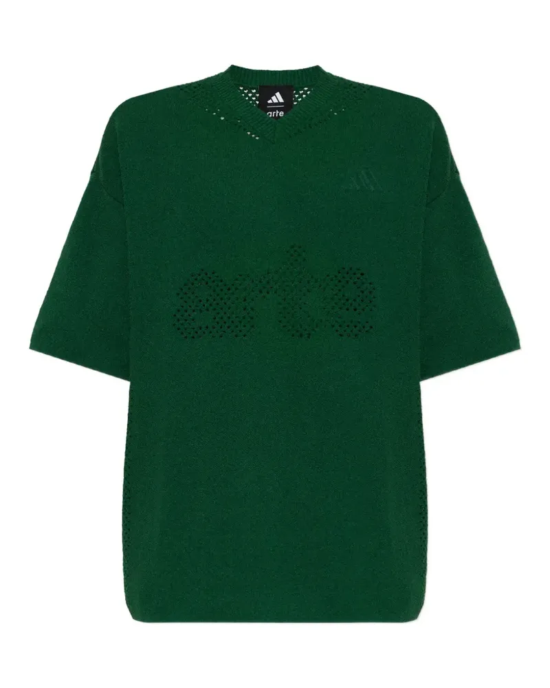 adidas x Arte Antwerp T-Shirt mit Logo - Grün Grün