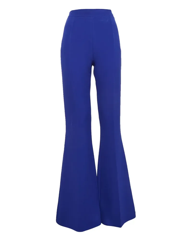 Safiyaa Ausgestellte High-Waist-Hose - Blau Blau