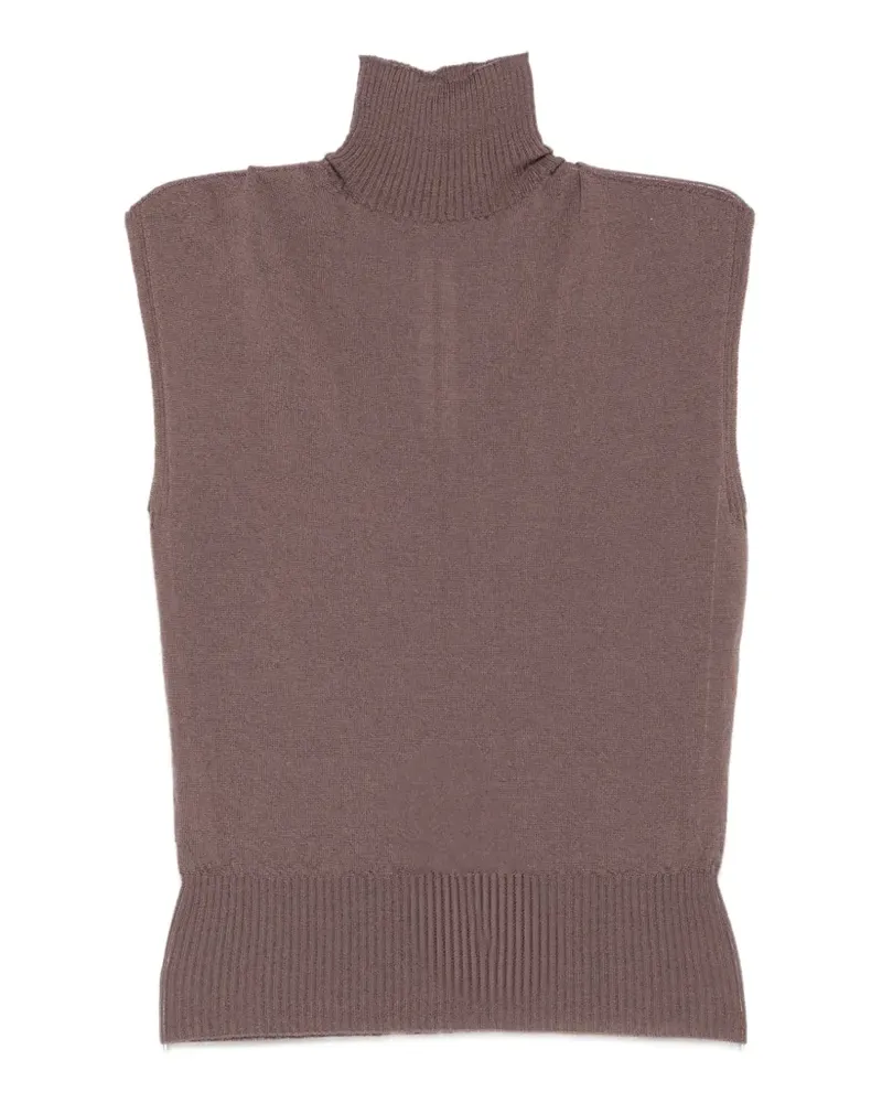 Rick Owens Top mit Rollkragen - Braun Braun