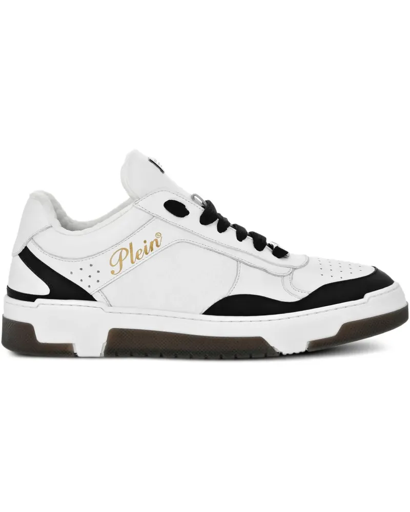 Philipp Plein Sneakers aus Nappaleder - Weiß Weiß