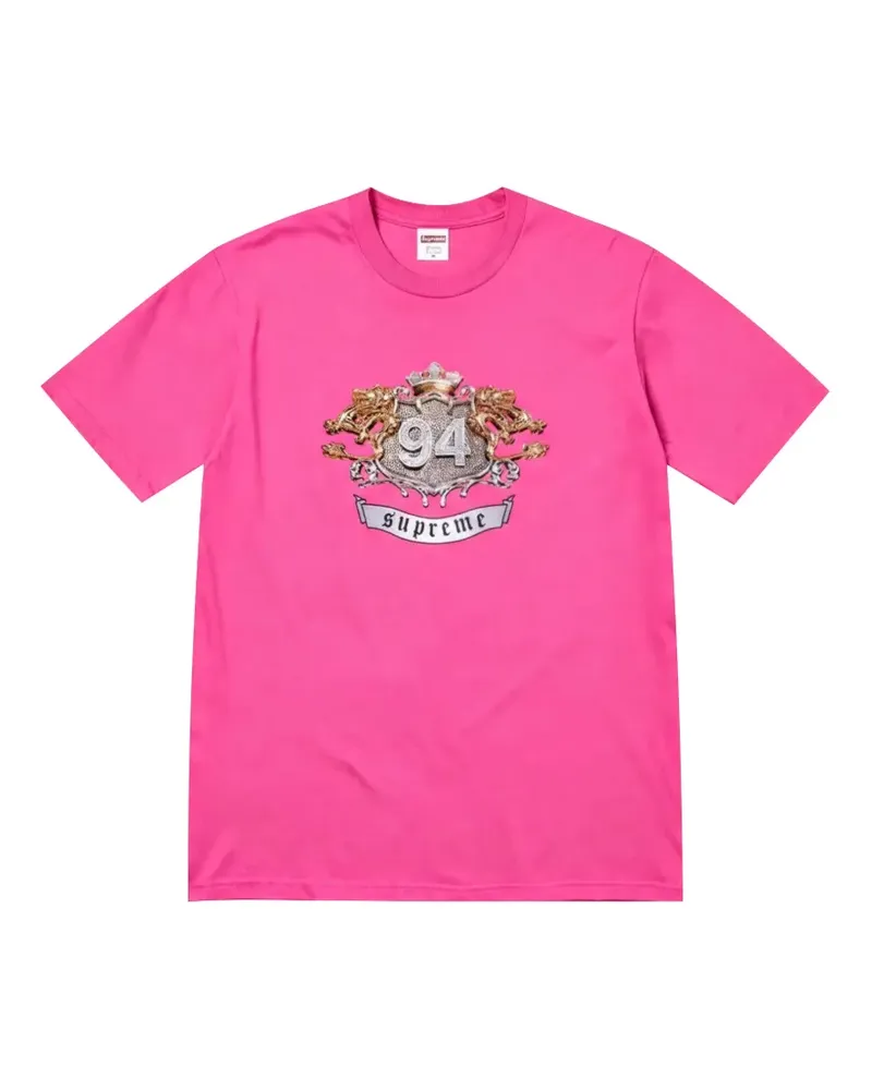 Supreme Being Diamonds printed round-neck T-shirt - Rosa Rosa
