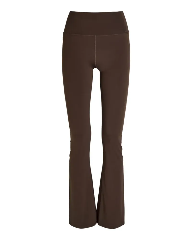 vuori AllTheFeels high-waisted flared track pants - Braun Braun