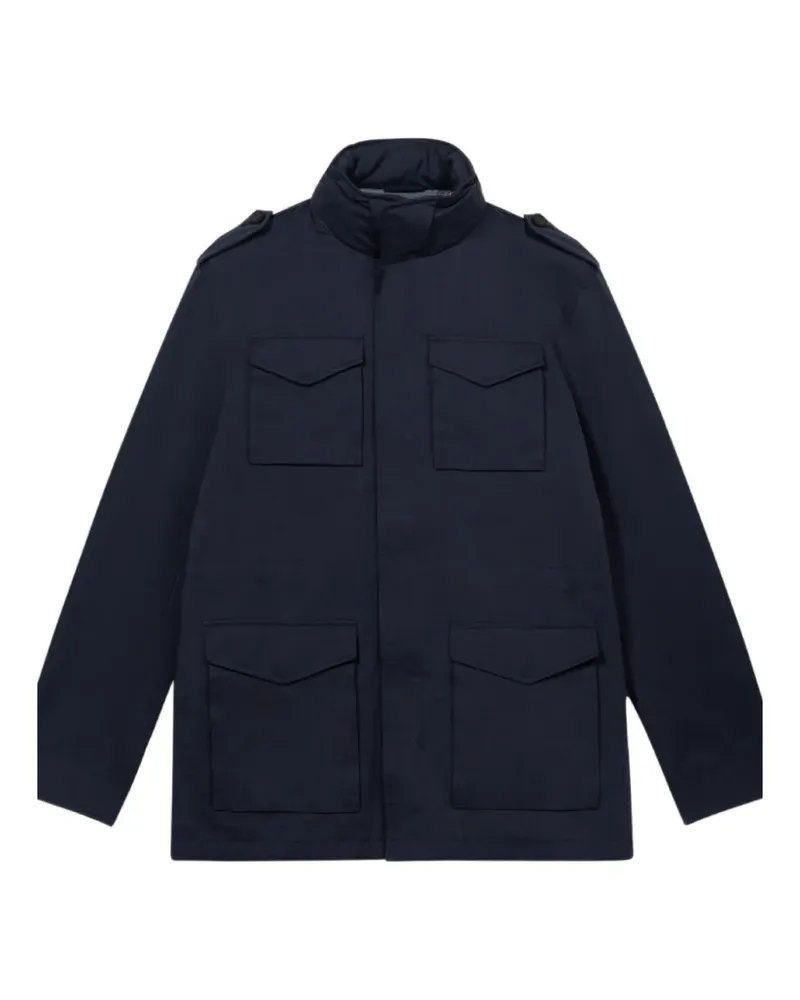 Brooks Brothers Utility-Jacke mit Klappentaschen - Blau Blau