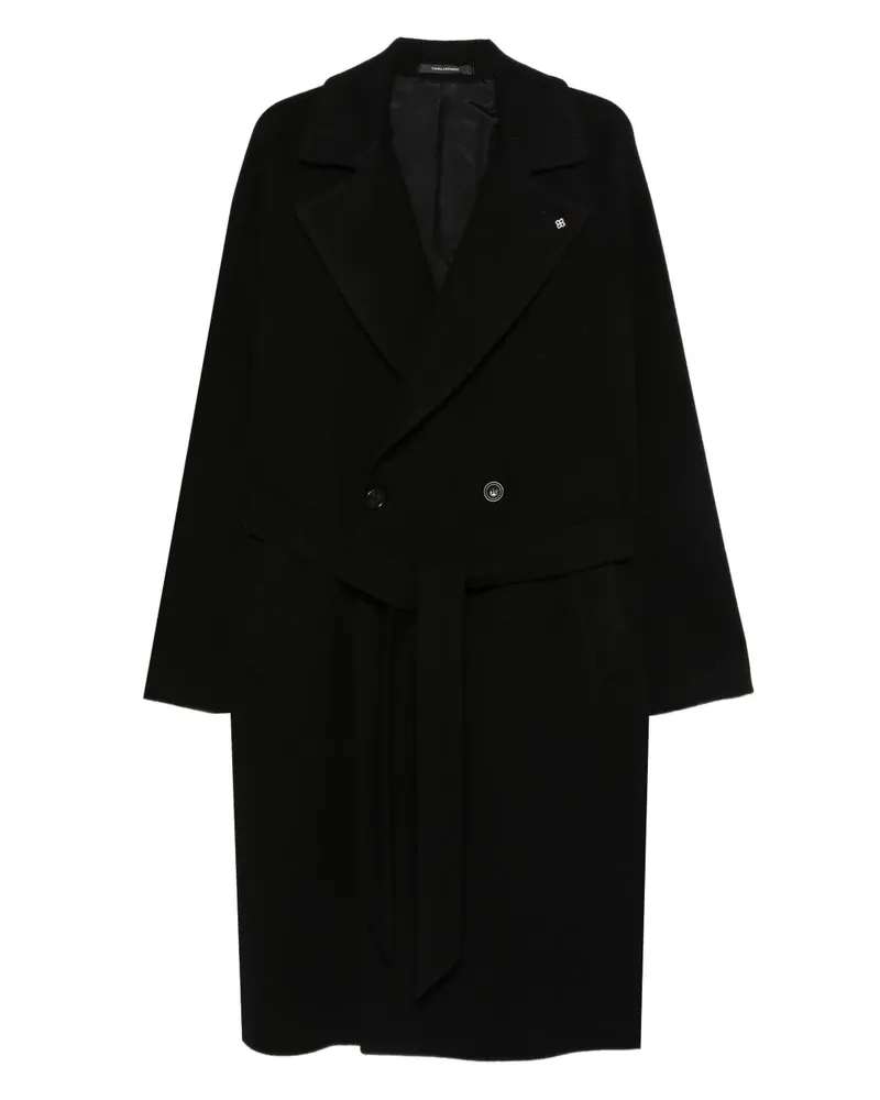 Tagliatore Doppelreihiger Mantel - Schwarz Schwarz