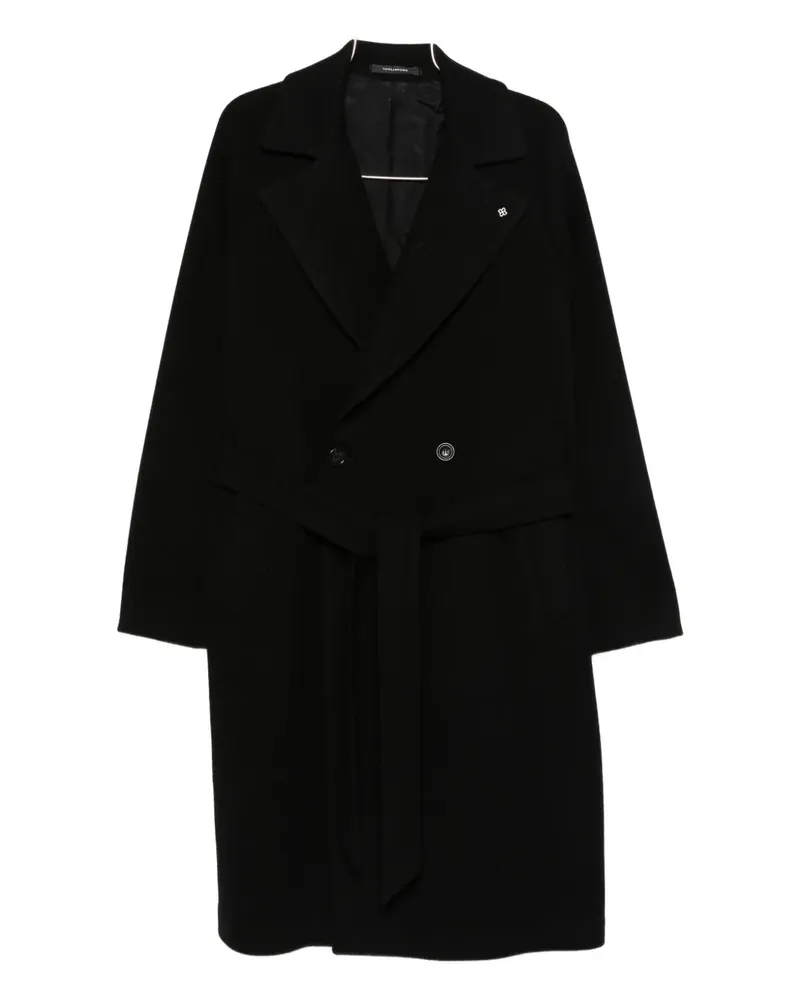 Tagliatore wool double-breasted coat - Schwarz Schwarz