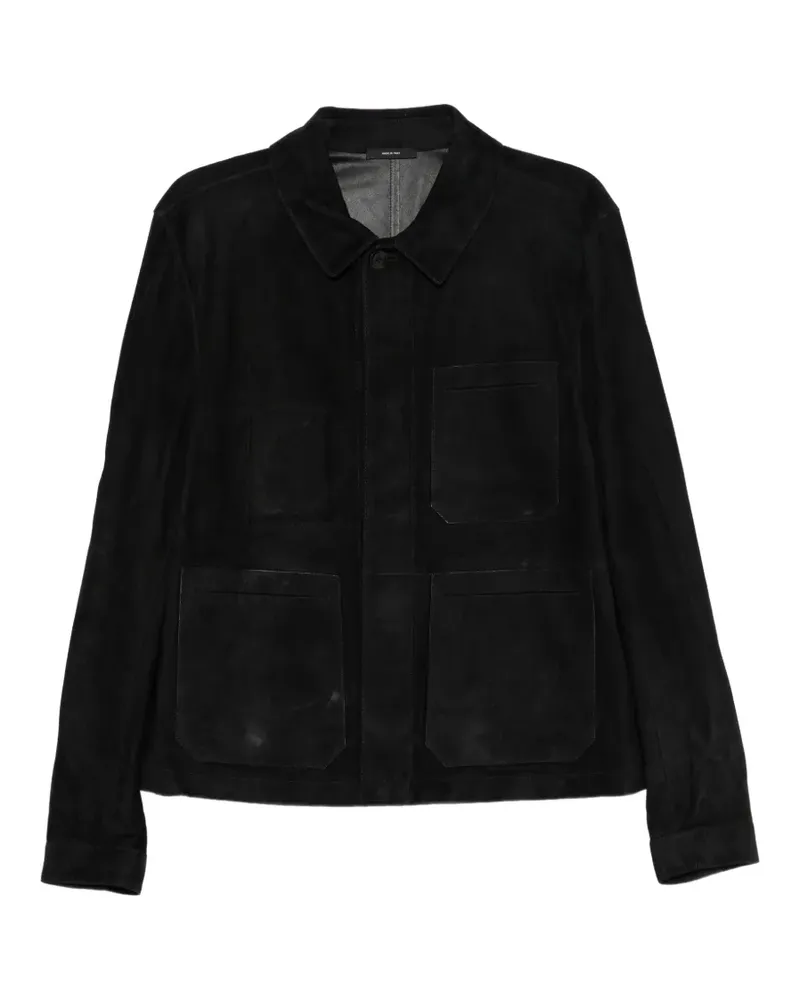 Tom Ford Hemdjacke mit Brusttaschen - Schwarz Schwarz