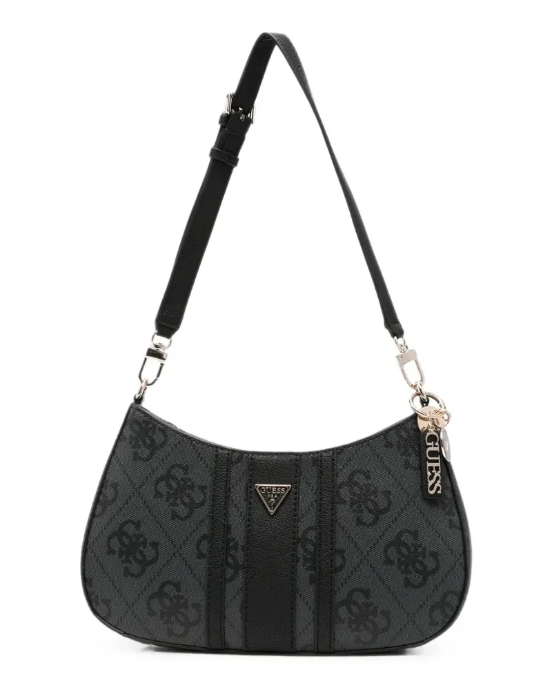 Guess Schultertasche mit Logo - Schwarz Schwarz