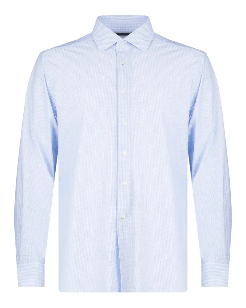 Corneliani buttoned collared shirt - Blau Blau