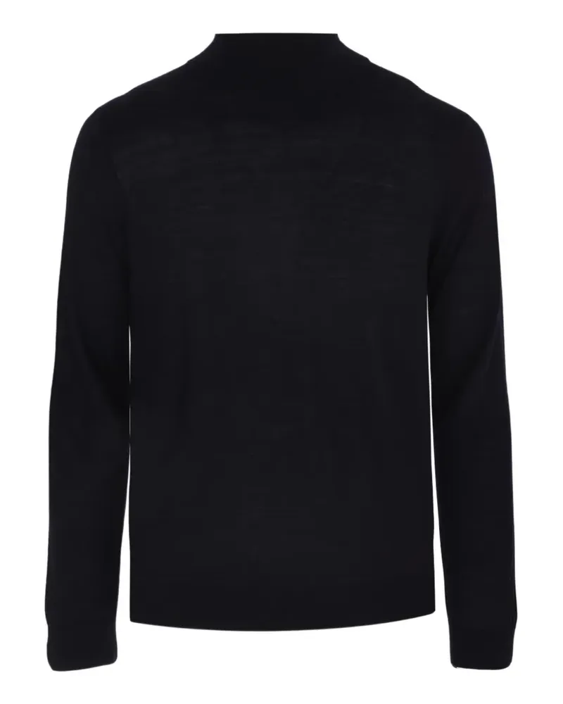 Corneliani Gestricktes Hemd - Blau Blau