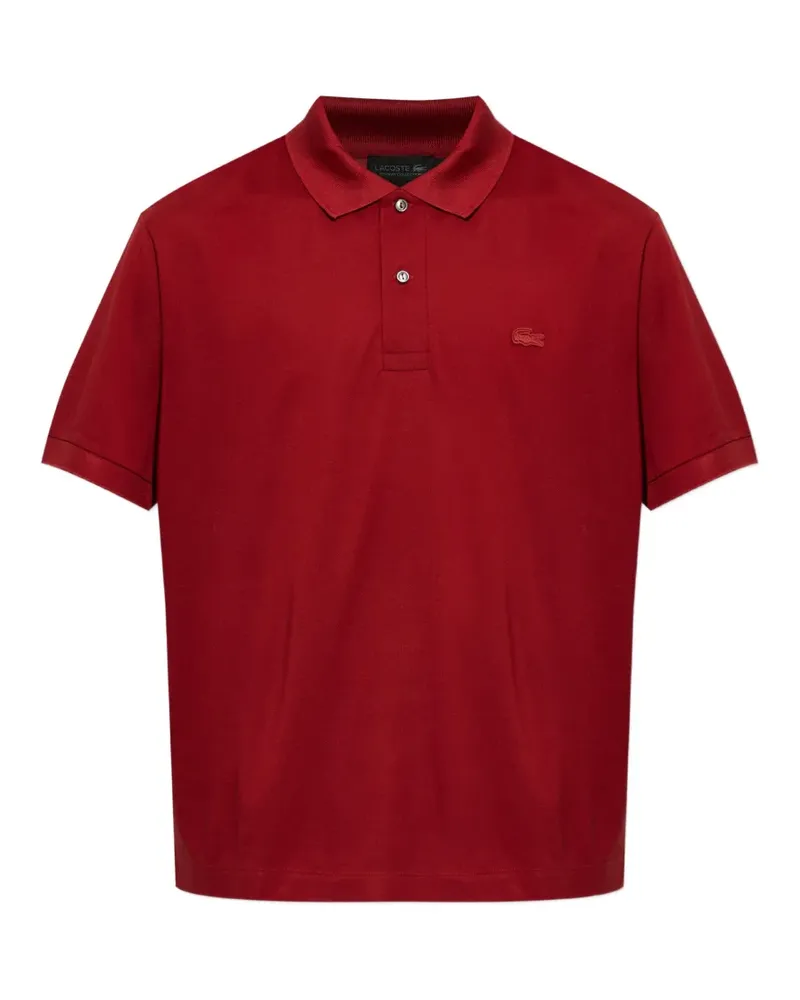 Lacoste Runway Poloshirt aus Seidenpiqué - Rot Rot