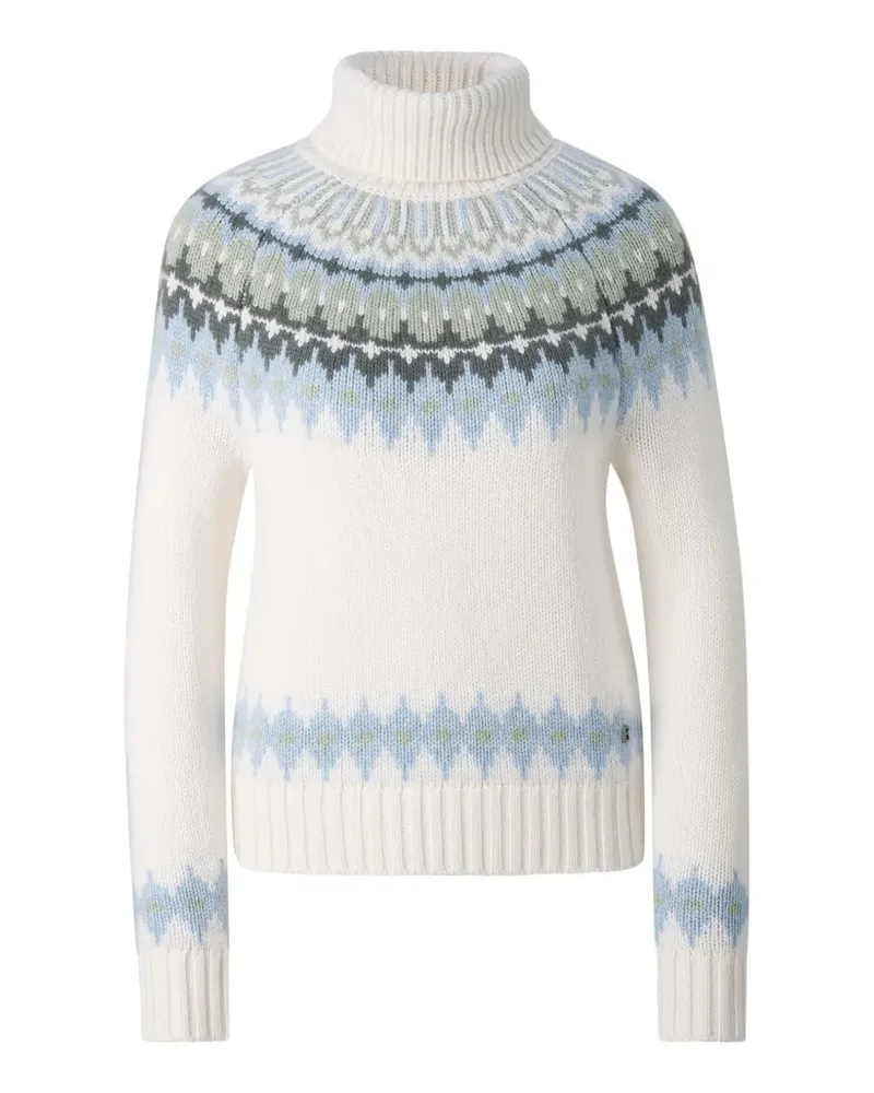 Bogner Ingrid Pullover aus Jacquard - Weiß Weiß