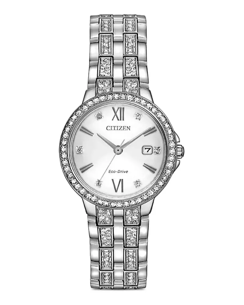 Citizen Silhouette Armbanduhr 28mm - Weiß Weiß