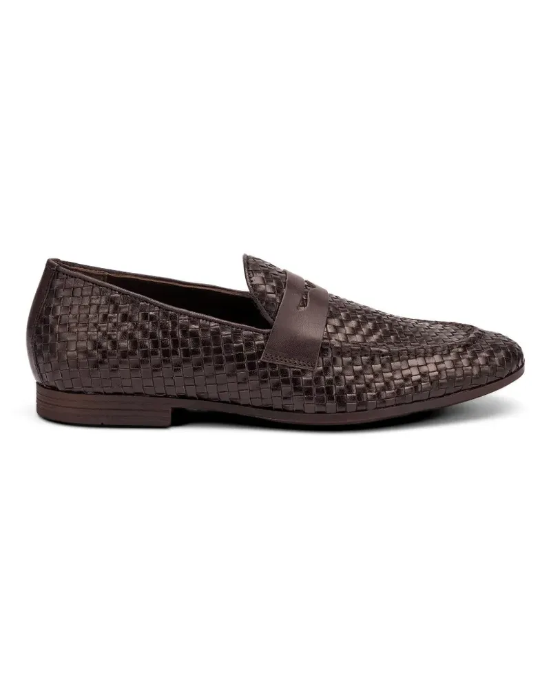 FRAU woven leather loafers - Braun Braun