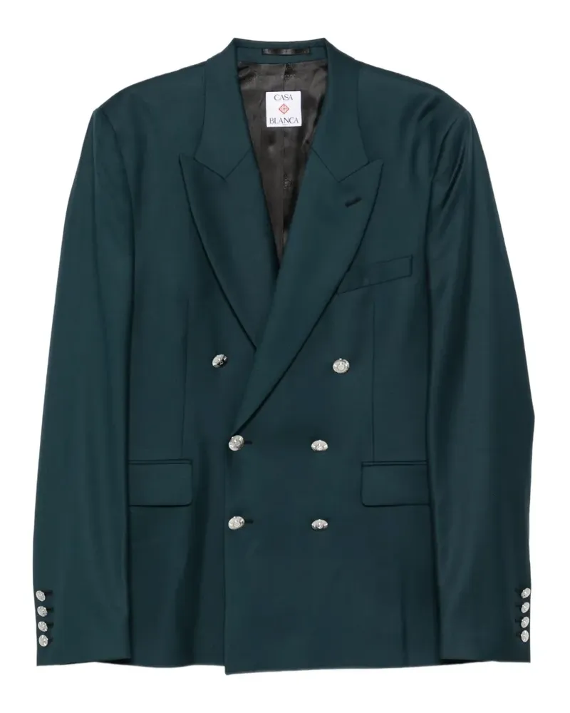 Casablanca Paris double-breasted buttoned blazer - Grün Grün