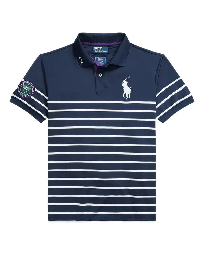 Ralph Lauren Gestreiftes Poloshirt - Blau Blau