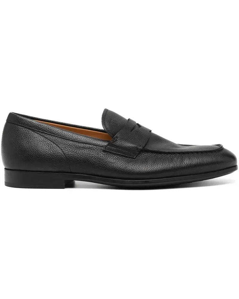 Santoni Penny-Loafer - Schwarz Schwarz