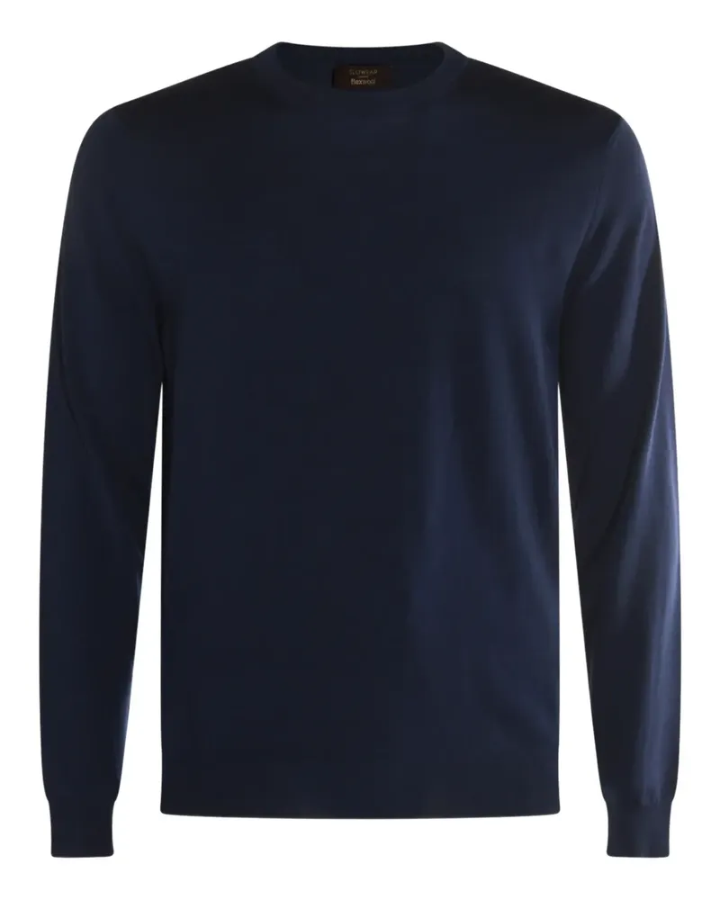 Zanone long-sleeve crew-neck sweater - Blau Blau