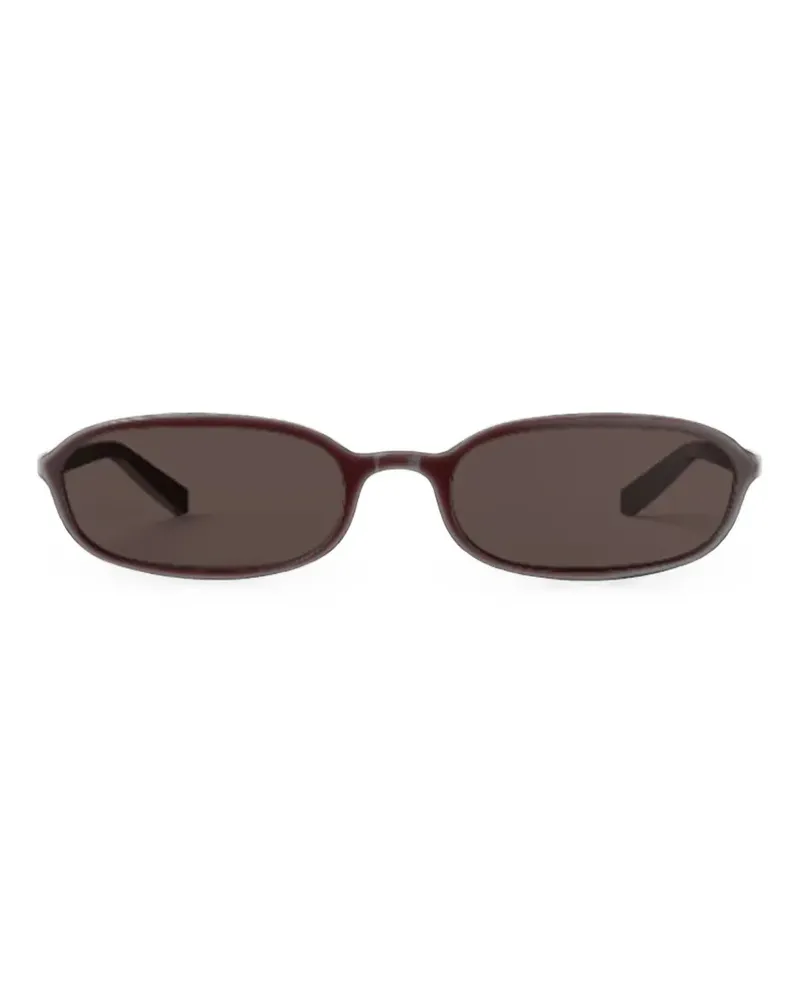 ROTATE Birger Christensen x Chimi Sonnenbrille mit ovalem Gestell Rot