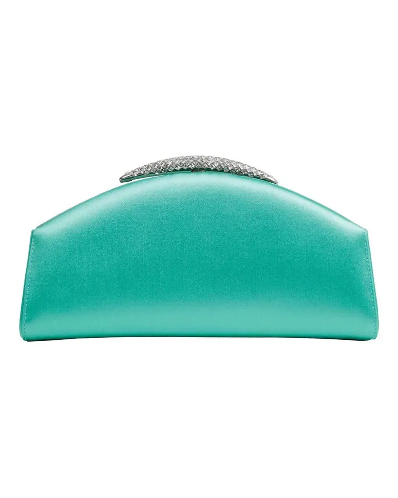 Giuseppe Zanotti Atena Clutch mit Kristallverzierung - Grün Grün
