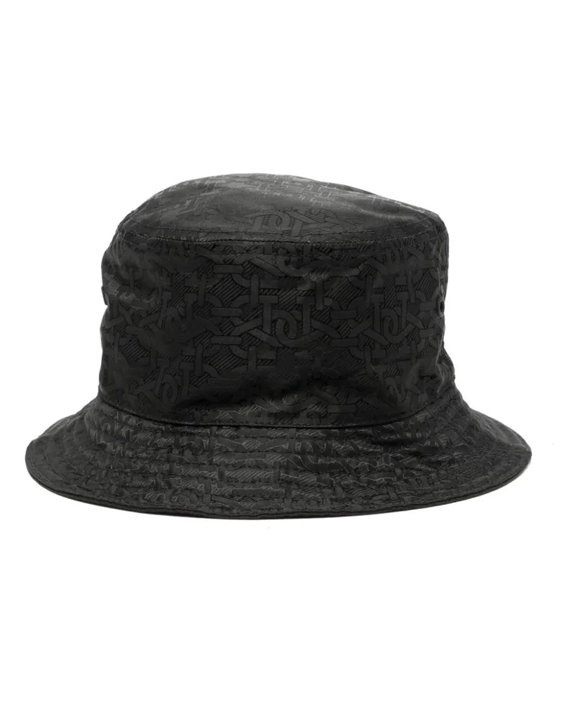 Bally Fischerhut mit Logo-Print - Schwarz Schwarz