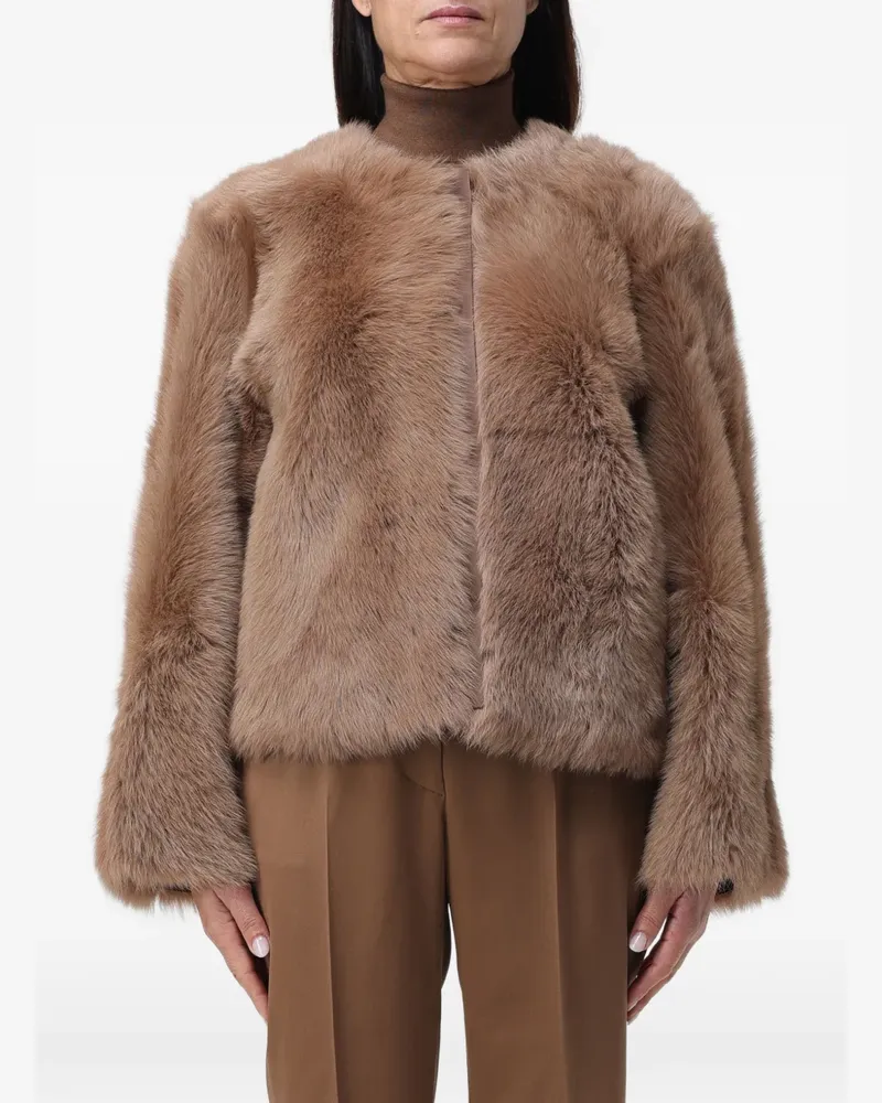 Kiton fur jacket - Nude Nude