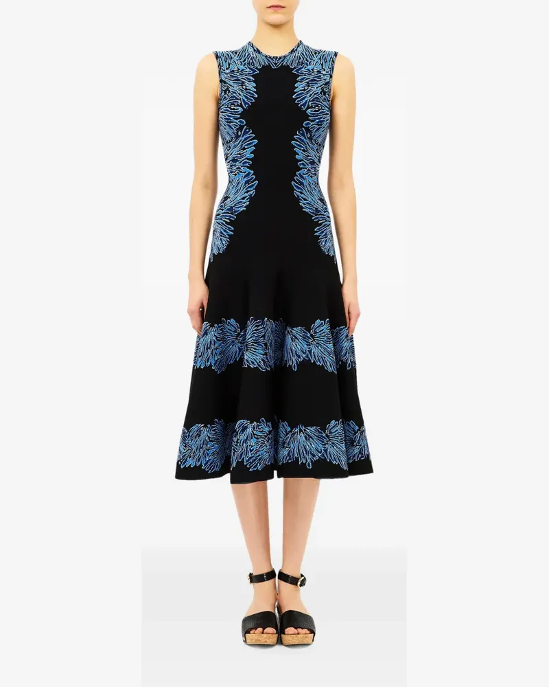 Ulla Johnson Iona jacquard-knit midi dress - Schwarz Schwarz