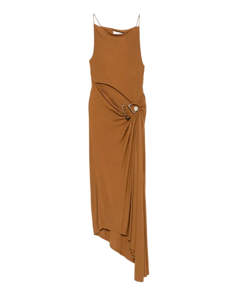 Christopher Esber Kleid mit U-Boot-Ausschnitt - Braun Braun