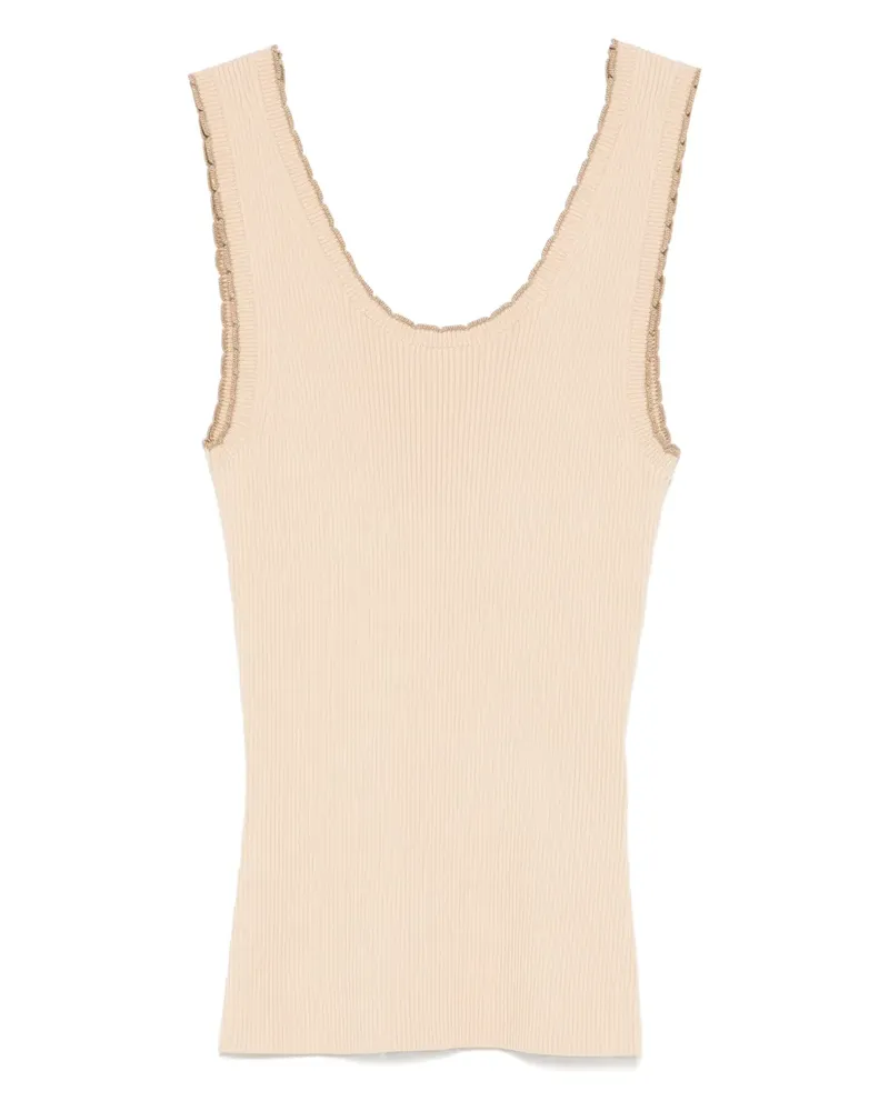 Zimmermann Ascension Scallop Tanktop - Nude Nude