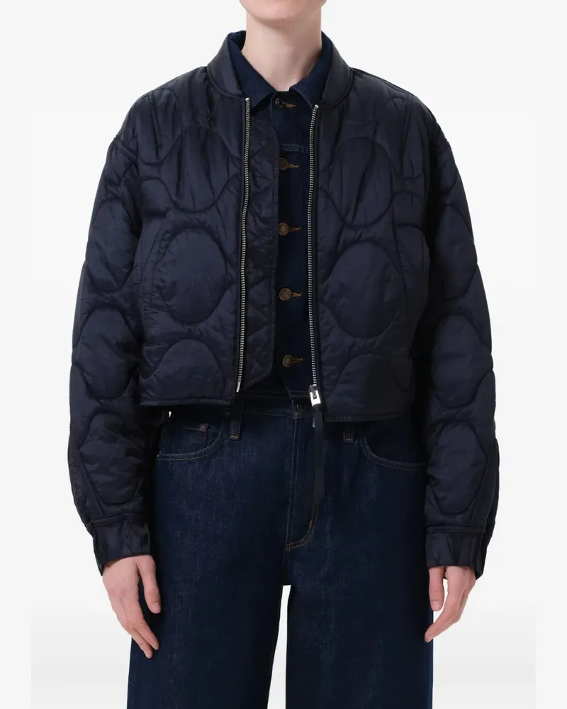 AGOLDE Gesteppte Bomberjacke - Blau Blau