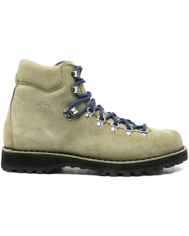 Diemme Schnürstiefel aus Wildleder - Grün Grün