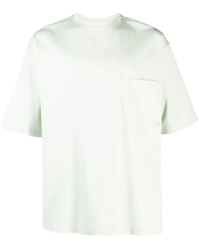 Lanvin T-Shirt mit Rundhalsausschnitt - Grün Grün
