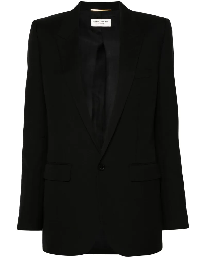 Saint Laurent Klassisches Sakko - Schwarz Schwarz