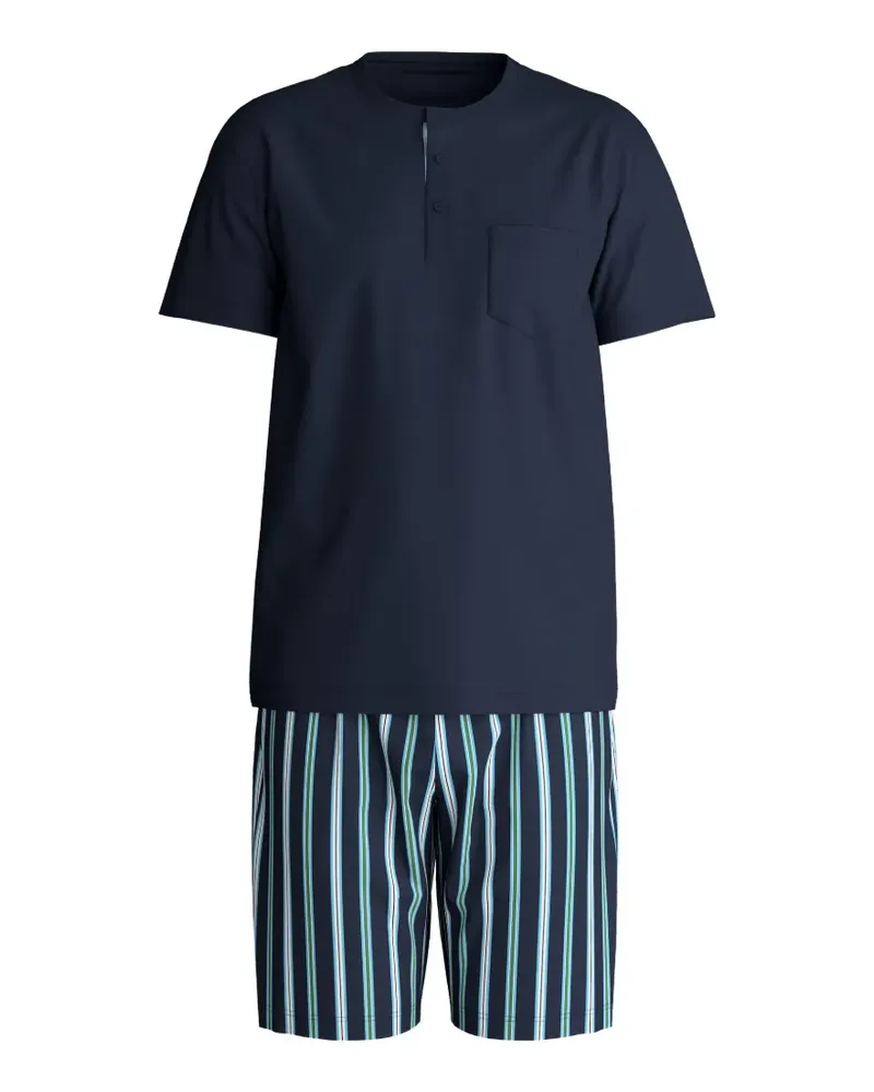Calida Relax Choice Pyjama - Blau Blau