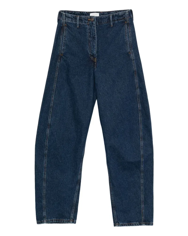 Magda Butrym Wide-Leg-Jeans mit Nahtdetail - Blau Blau