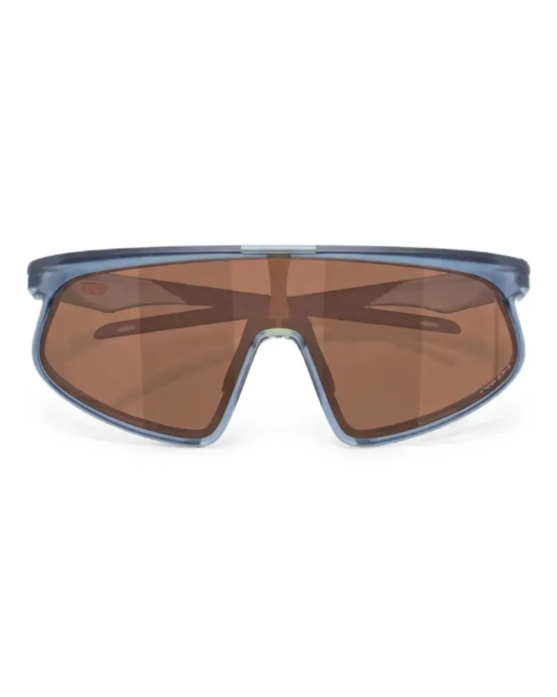 Oakley Sonnenbrille mit geometrischem Gestell - Blau Blau