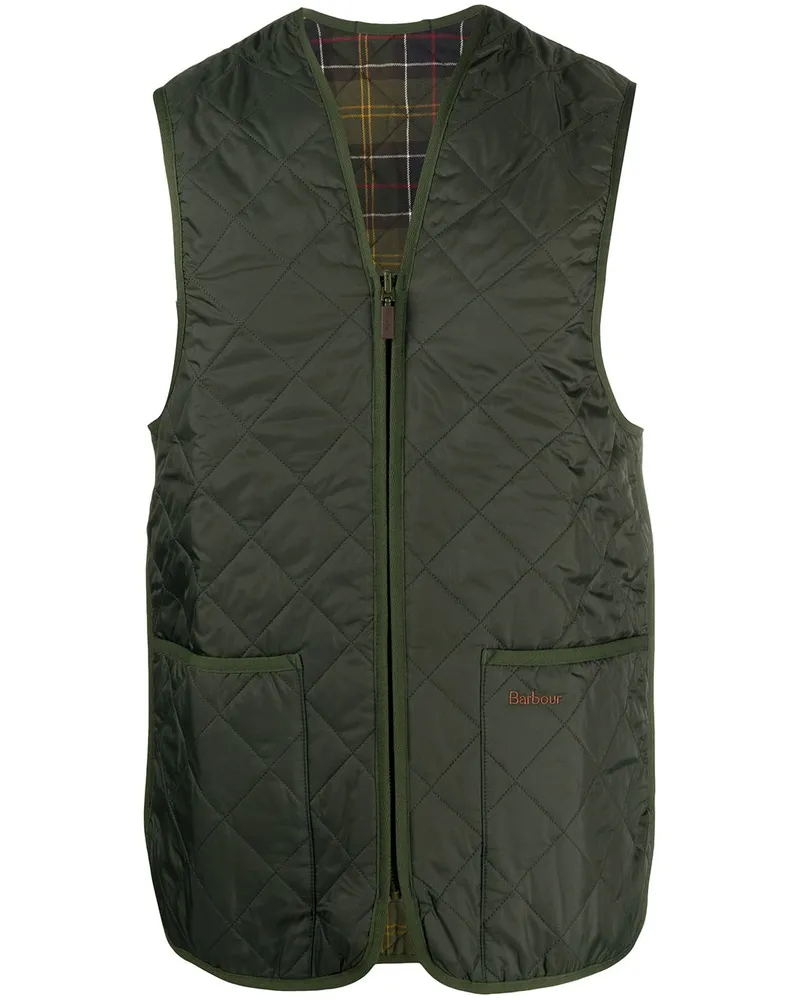 Barbour Wendbare Steppweste - Grün Grün