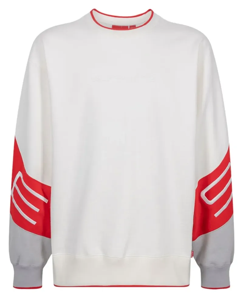 Supreme Being Sweatshirt mit Logo-Stickerei - Weiß Weiß